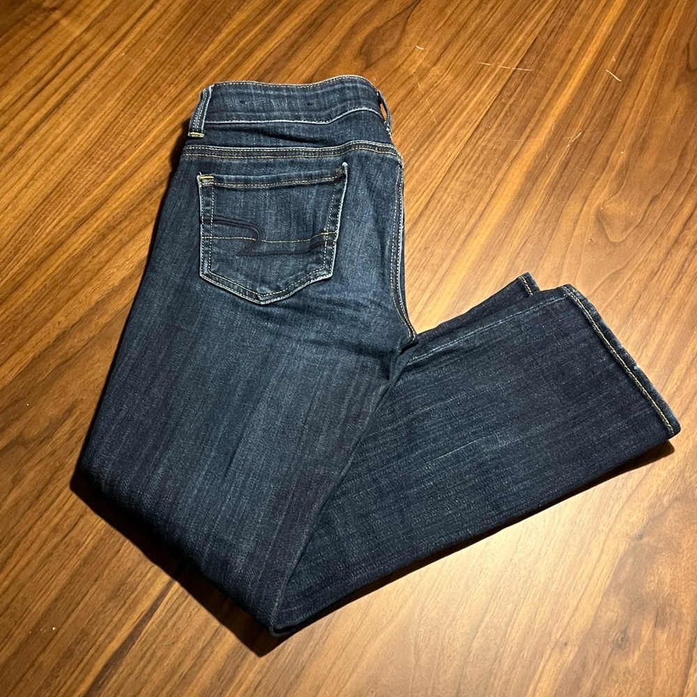 American Eagle Artist style denim- size 0-with stretch.